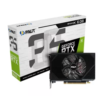 Palit GeForce RTX 3050 StormX 6GB GDDR6 grafikas karte