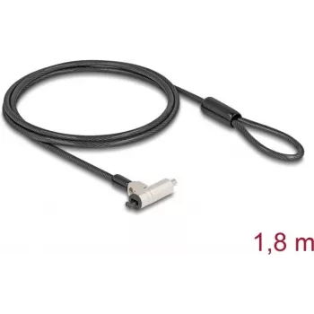 Kabeļa bloķētājs Navilock 20931 Melns Sudrabots 1.8m 4.5mm