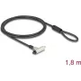 Kabeļa bloķētājs Navilock 20931 Melns Sudrabots 1.8m 4.5mm