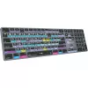 Logickeyboard LKB-RESB-TM-UK biroja Bluetooth QWERTY tastatūra, titāna pelēka
