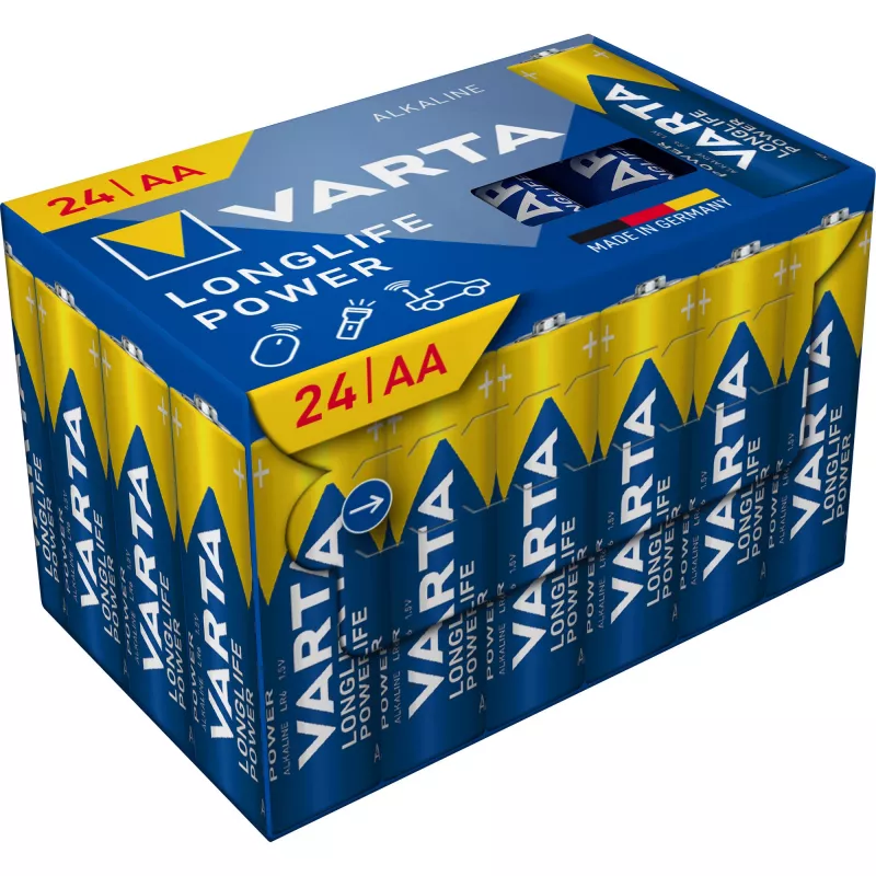 VARTA R6 sārma baterijas (AA) Longlife Power 2