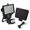 Maclean MCE442 saules lampa LED prožektors ar kustības sensoru, prožektors uzstādīšanai pie sienas, krēslas sensors, IP44, 6W, 6000K