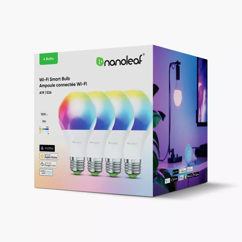 Viedā spuldze Nanoleaf Essentials A60 900 lm 2700–6500 K E27 9 W RGBCW