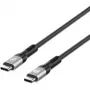 Manhattan Fast USB-C to USB-C kabelis (240W), 1m, 240W Laptop Charging + High-Speed Data & Video, Works with ALL Laptops (Note additional USB-C 240W wall charger needed), 40 Gbps Ultra-Fast Transfers, Melns, 3 year Warranty