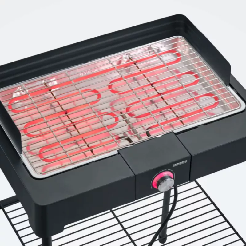 Severin PG8566 Barbecue & Grill Elektro Melns 2200 W (PG8566)