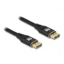 DeLOCK DisplayPort kabelis 8K 60 Hz 3 m melns metāla