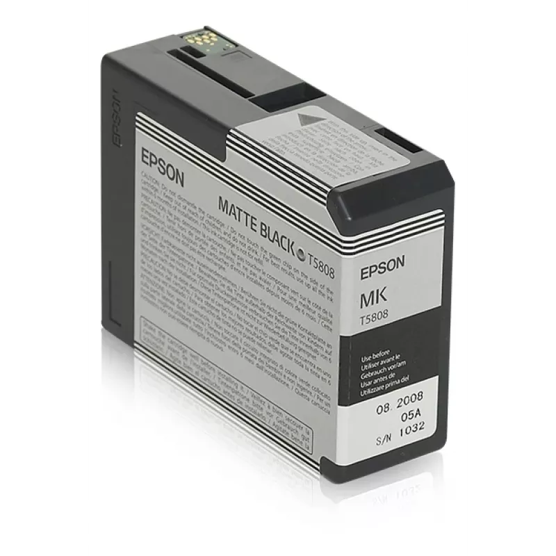 Tintes kasetne Epson C13T5808 Matte Melns — Oriģinālā Epson kasetne, matēti melna