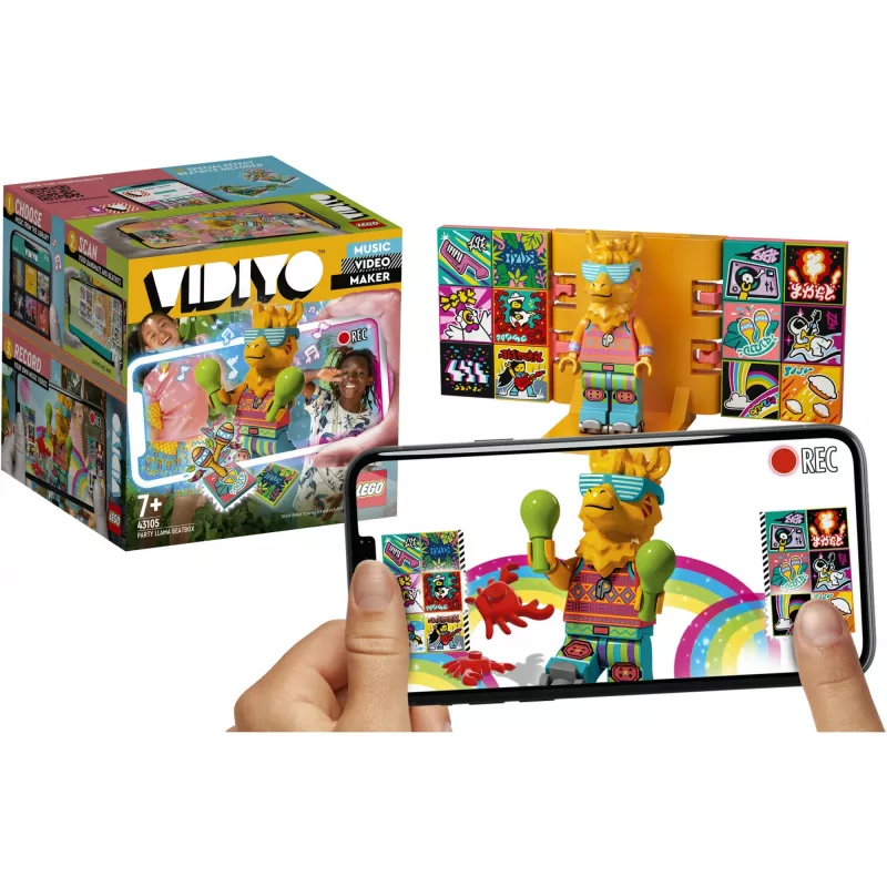 LEGO VIDIYO BeatBox 43105 Party Llama — interaktīvs mūzikas un deju spēļu komplekts