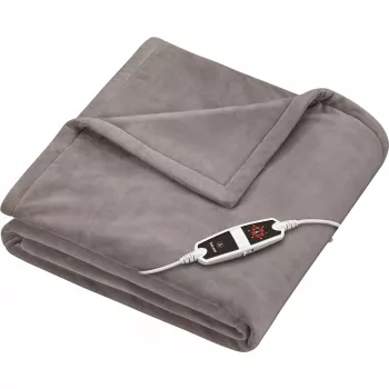 Beurer HD 150 XXL Cosy Taupe apsildāmā sega, 200 x 150 cm