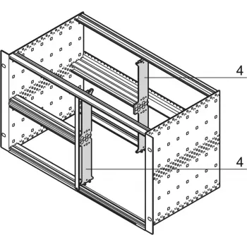 SCHROFF 64560010 19 collu montāžas materiāls - plaukta piederums (64560010)