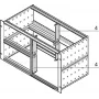 SCHROFF 64560010 19 collu montāžas materiāls - plaukta piederums (64560010)