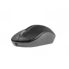 Bezvadu optiskā biroja pele NATEC Toucan Office RF — abpusēja, 1600 DPI, 3 pogas, ritenītis, pelēka/melna