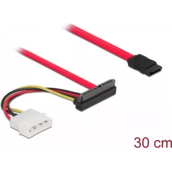 SATA kabelis DeLOCK 86078 0,5 m SATA 7-pin SATA 22-pin Molex