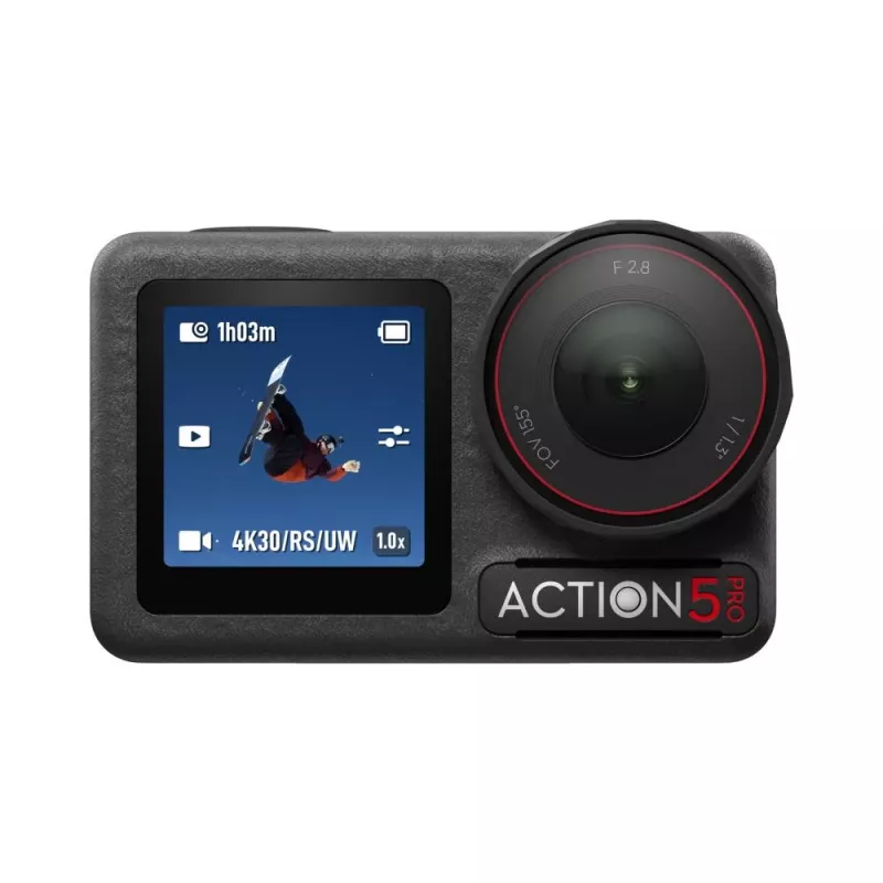 DJI Osmo Action 5 Pro darbības sporta kamera 40 MP 4K Ultra HD CMOS 25.4 / 1.3 mm (1 / 1.3) Wi-Fi 146 g