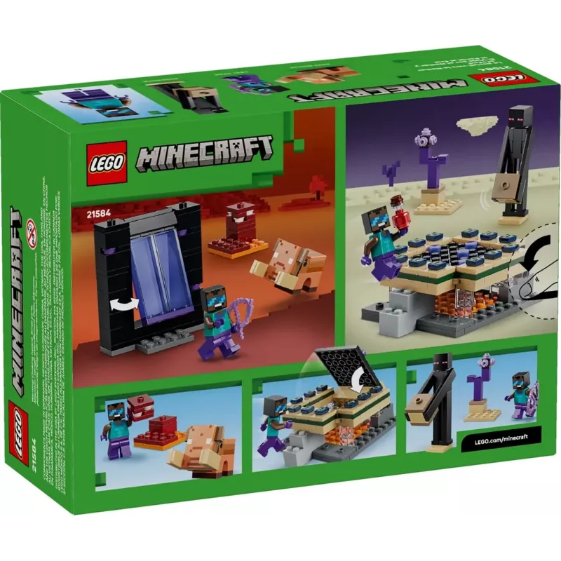LEGO MINECRAFT 21584 Ceļojums caur Nētera un Gala portāliem