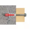 fischer sienas dībelis DUOPOWER 10x50 BigBox gaiši pelēks/sarkans 210 gab., atkārtoti aizverams (570550)