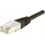 Tīkla kabelis Dexlan 858376 1 m Cat6a S/FTP melns