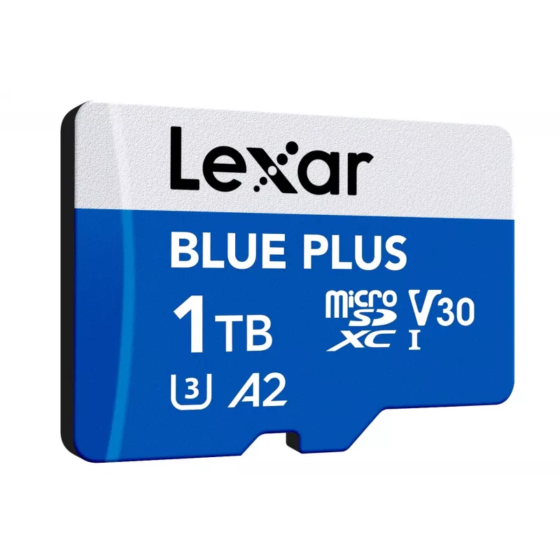 Atmiņas karte microSD 1TB C10 A2 U3 V30 170MB/s Blue Plus