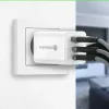Strāvas lādētājs everActive SQ-655Q 65W, 1×USB-A + 2×USB-C ātra uzlāde