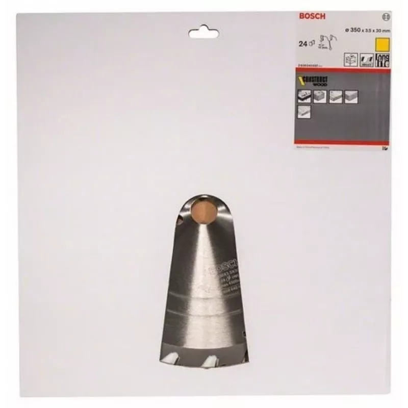 Riņķa zāģa asmens Bosch 2 608 640 692 – celtniecības koksnei, 35 mm diametrs, 2,5 mm biezums