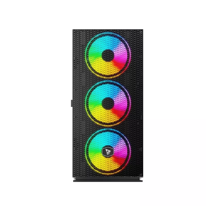 SAVIO datora korpuss Raptor X1 ARGB Glass/Mesh Melns