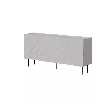 Kumode Cama LUCCA 3D 165x40x80 cm — kašmira krāsa, skaidu plātne, 16 mm rāmis, 1.8 cm durvju biezums
