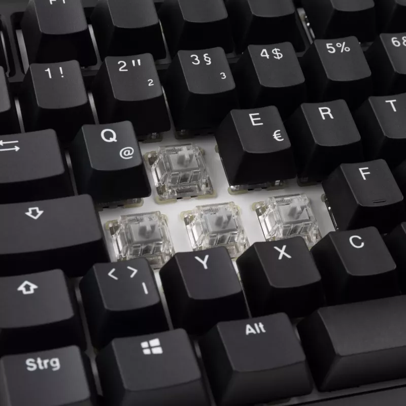 Ducky Tinker 75 tastatūra Gaming USB vācu melna
