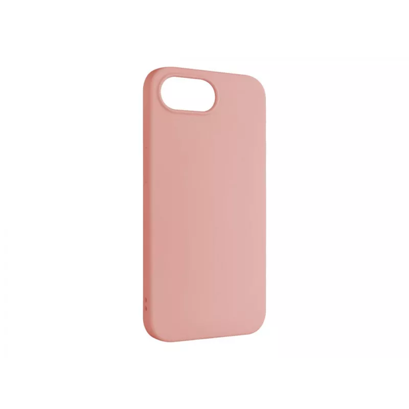 Telefona aizmugures vāciņš FIXED Apple iPhone 16e, gumijas, rozā