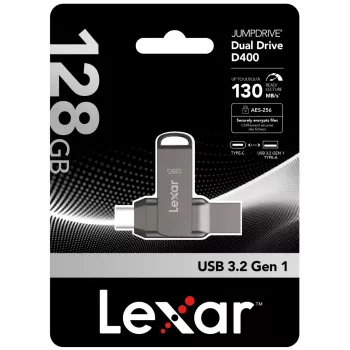 USB zibatmiņa Lexar 128GB USB Type-C LJDD400128G-BNQNG
