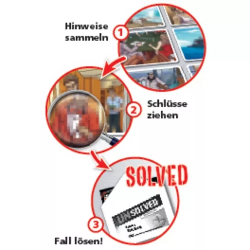 Unsolved - Tod to der Jacht, galda spēle