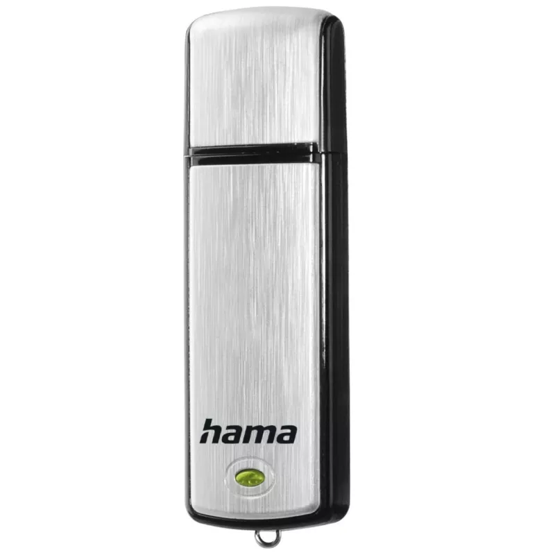 Hama Fancy USB zibatmiņa 64 GB USB Type-A 2.0 Melns, Sudraba