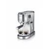Espresso automāts SEVERIN Newspresa KA 5997 — pusautomātisks, 1 L ūdens tvertne, 1350 W, maltas kafijas iepilde, melns/matēts tērauds/hroms