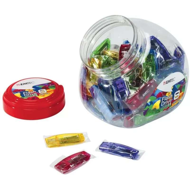 USB zibatmiņa Emtec 32 GB USB Type-A C410 Color Mix Candy Jar