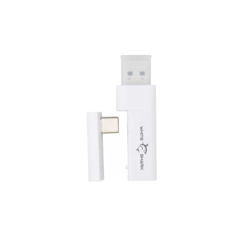 Austiņas White Shark WGH-2444 Firecrest balta