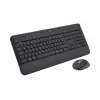 Logitech Signature MK650 for Business - Tastatūras un peles komplekts - Bezvadu - 2,4 GHz, Bluetooth LE - QWERTY - Spāņu - Grafīts