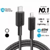 Kabelis Anker 322 0,9 m Lightning uz USB C 30 W