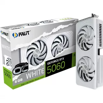 Palit GeForce RTX 5060 White OC 8GB GDDR7 grafikas karte