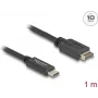 DeLOCK USB kabelis USB Type-E Key A 20 kontaktu vīrišķais uz USB Type-C vīrišķo 1 m