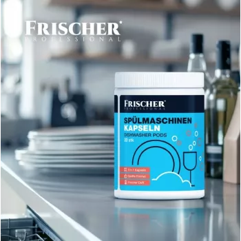 Frischer 3-in-1 trauku mazgājamo mašīnu kapsulas, 52 gab.