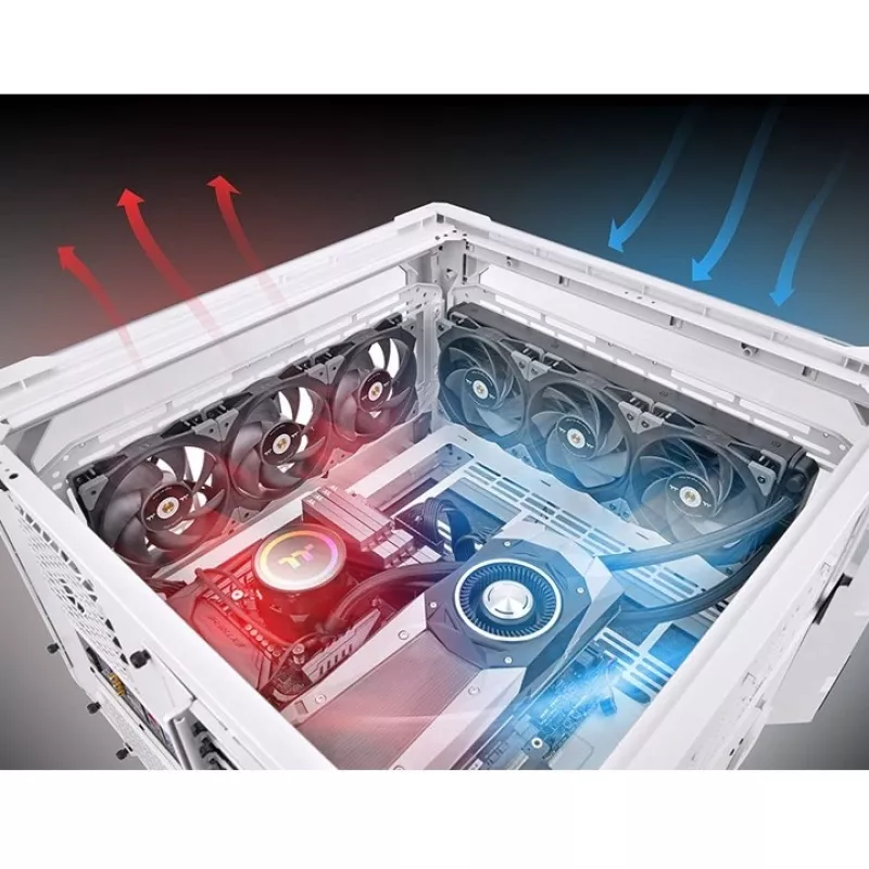 Thermaltake SWAFAN GT12 120mm korpusa ventilators - melns