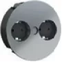 Bachmann TWIST strāvas pagarinātājs 2 m 2 maiņstrāvas rozetes Iekštelpu Hroms
