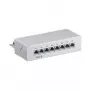 Wentronic Goobay CAT 6 Mini/galda ielāpu panelis, 8 porti, pelēks - STP ekranēts, pelēks (93047)
