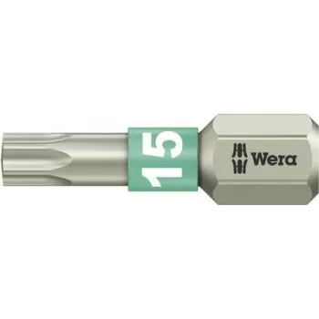 Torx ieliktnis Wera 3867/1 TS TX 15 25 mm nerūsējošais tērauds