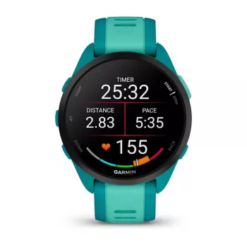 Garmin Forerunner 165 Music viedpulkstenis, 43 mm, 1,2 collu AMOLED, GPS, tirkīza krāsā