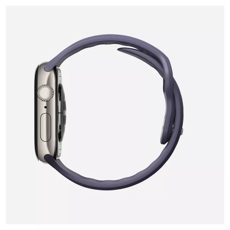 Band Nomad Tempo Band violeta Rubber, Saderīga with smartwatch, 18 mm width, wrist 135–175 mm