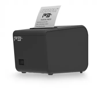 Vadu termoprinteris POS CUSTOM P3L 203 x 203 DPI melns