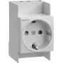 Kontaktligzda Hager SNS016 Balta