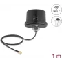 WiFi antena DELOCK 81468 RP-SMA savienotājs 3,1–3,5 dBi visvirziena