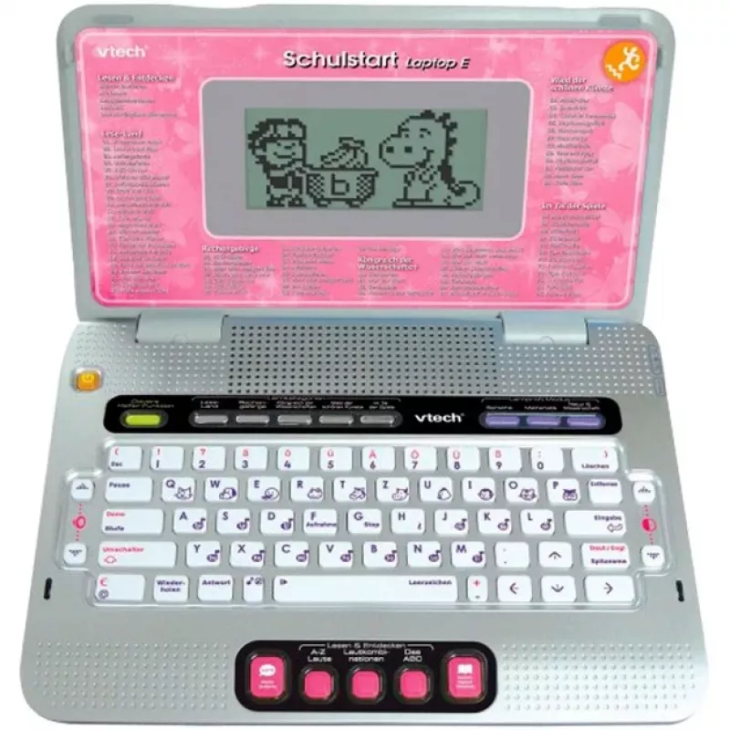 VTech Schulstart Laptop E, 6 gadi, Rozā VTech Schulstart Laptop E. Ieteicamais vecums (min.): 6 gadi, Ieteicamais vecums (maks.): 8 gadi, Produkta krāsa: Rozā
