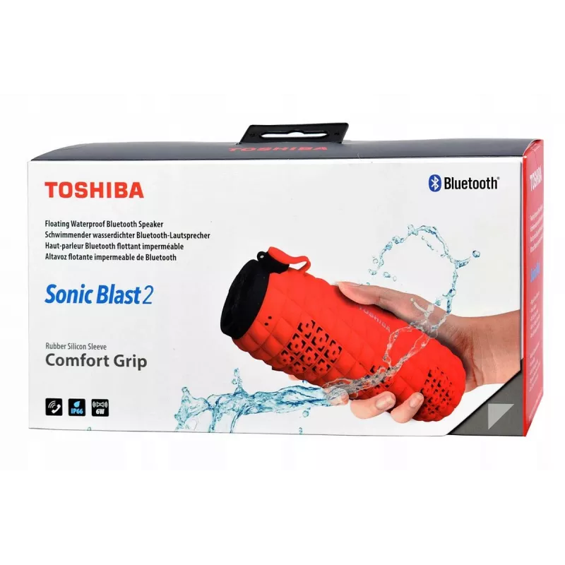 Portatīvais skaļrunis Toshiba Sonic Blast 2 TY-WSP80 sarkans